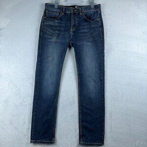RSQ Jeans London Skinny Mid Rise Stretch Denim Womens Blue Size 32X30